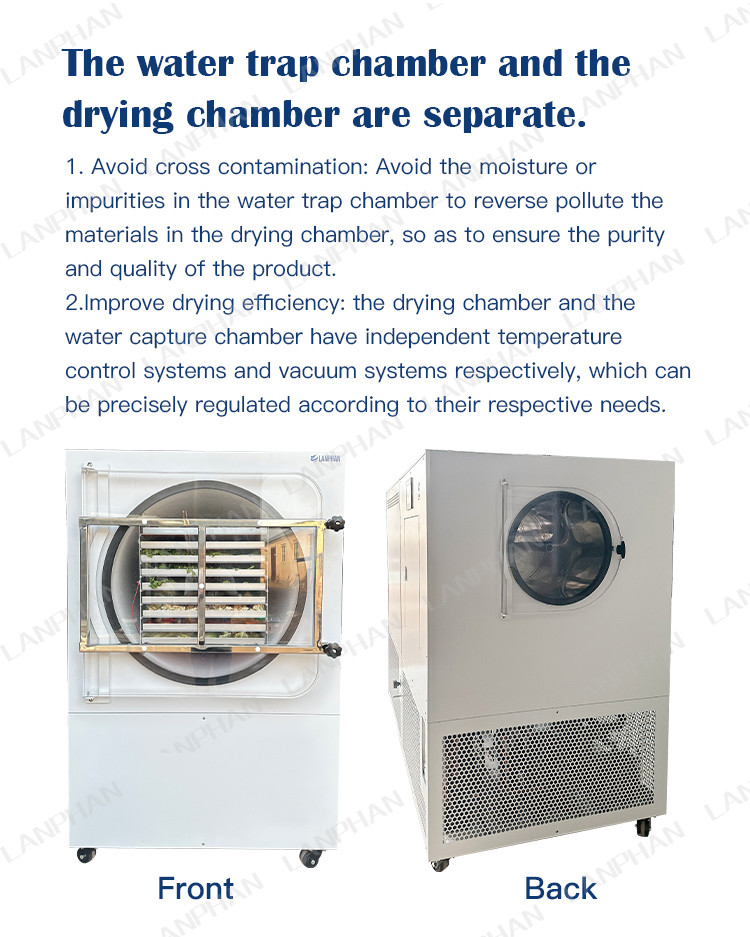 18 Trays Pharmaceutical Food Freeze Drying Machine Vacuum Freeze Dryer Machine For Vegetable