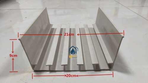 Greenhouse Substrate Gutter Growing System Hydroponic Plastic Tomato Growing Trough