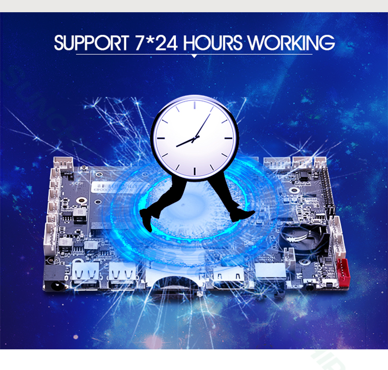 RK3188 Quad Core Embedded Linux Board with 1GB DDR3 and 16GB Memory for Display
