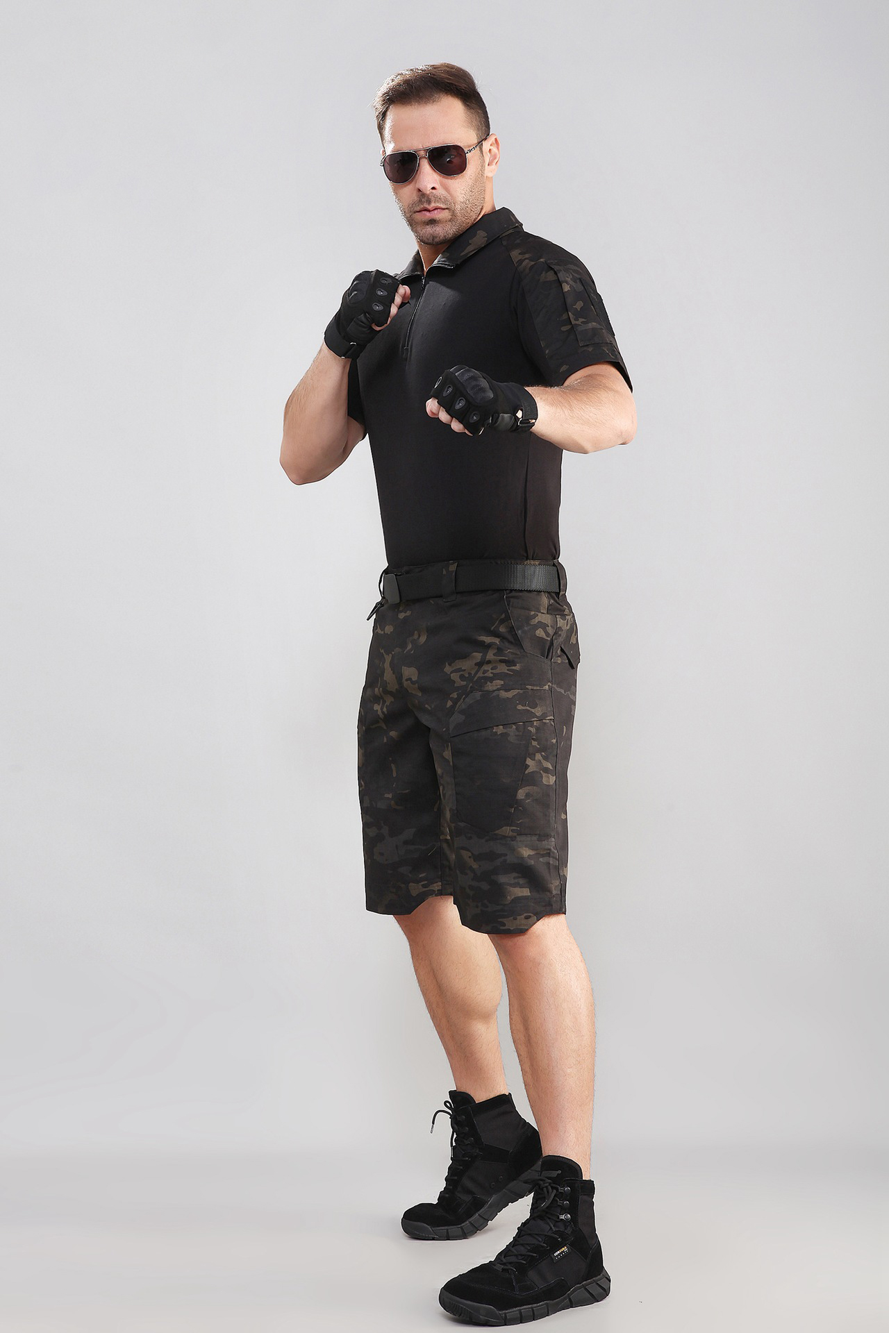 Men's Pave Hawk Defender Camouflage Urban Tactical Shorts Perfect for Outdoor Work