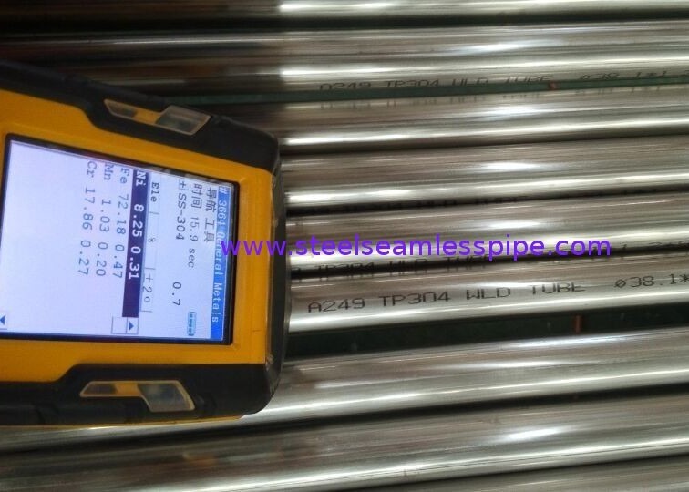 ASTM A554 TP304 Stainless Steel Welded Pipe Bright Annealed Pipe For Decoration