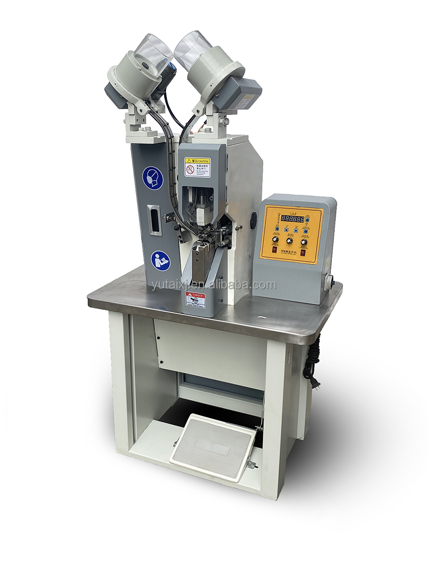 Full Automatic Pneumatic Card Hole Punching Machine for Hang Tag Drilling and Eyeletting at 60-180 Times/Minute Capacity