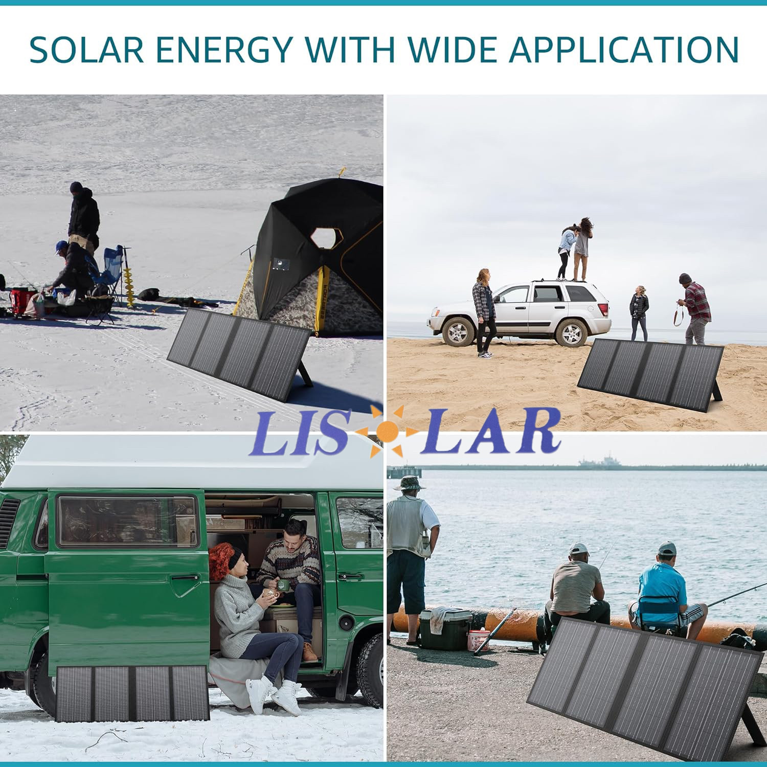 Portable Monocrystalline Solar Panel Charger 60W For Emergency Situations