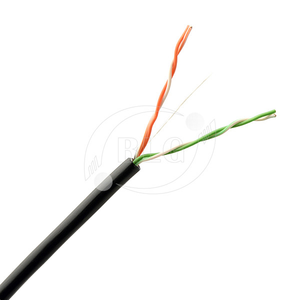 BC / CCA 2 Pair Telephone Cable , UTP Cat5e Telephone Line Extension Cable