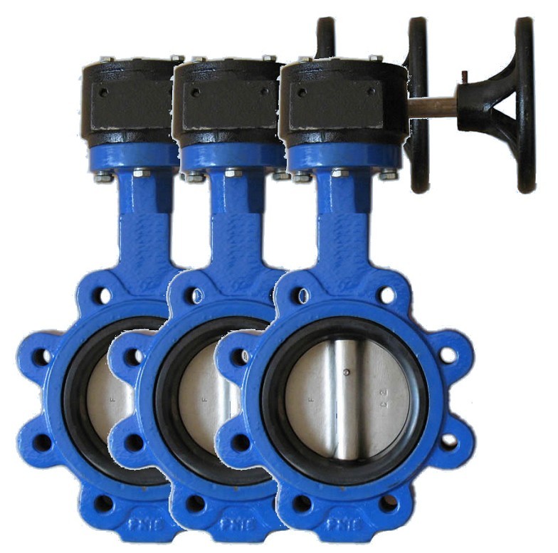 Good quality ansi din jis CI DI WCB SS Lugged type butterfly valve