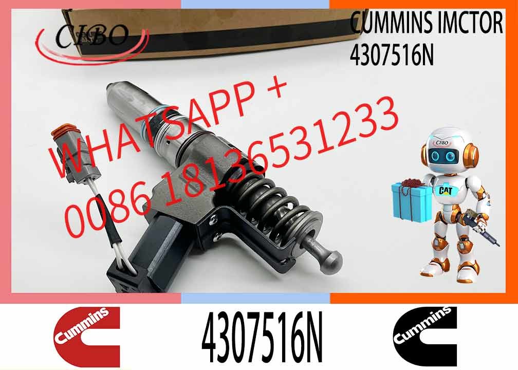 Auto Parts Common Rail Diesel Fuel Injector 4307795 3073995F For Cummins QSN14 N14