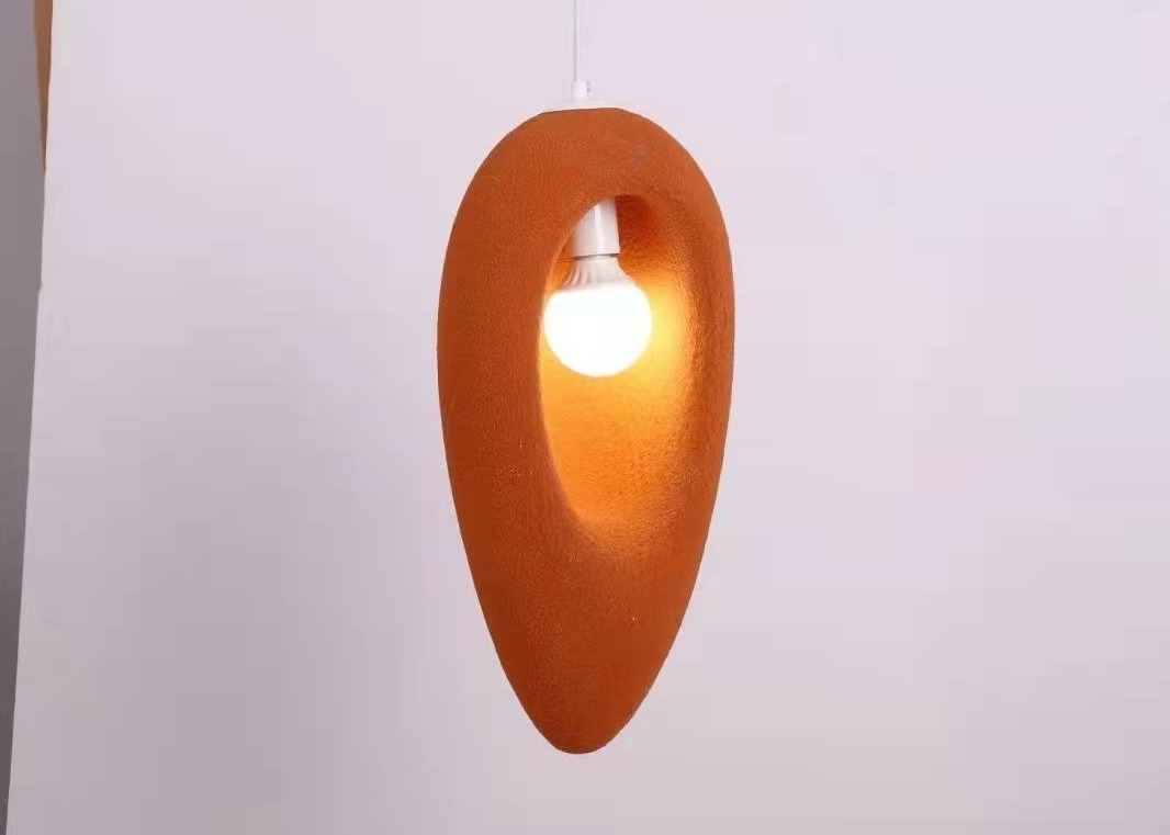 Cement and concrete and resin light fixtures travel hotel and house contemporary pendant lamp