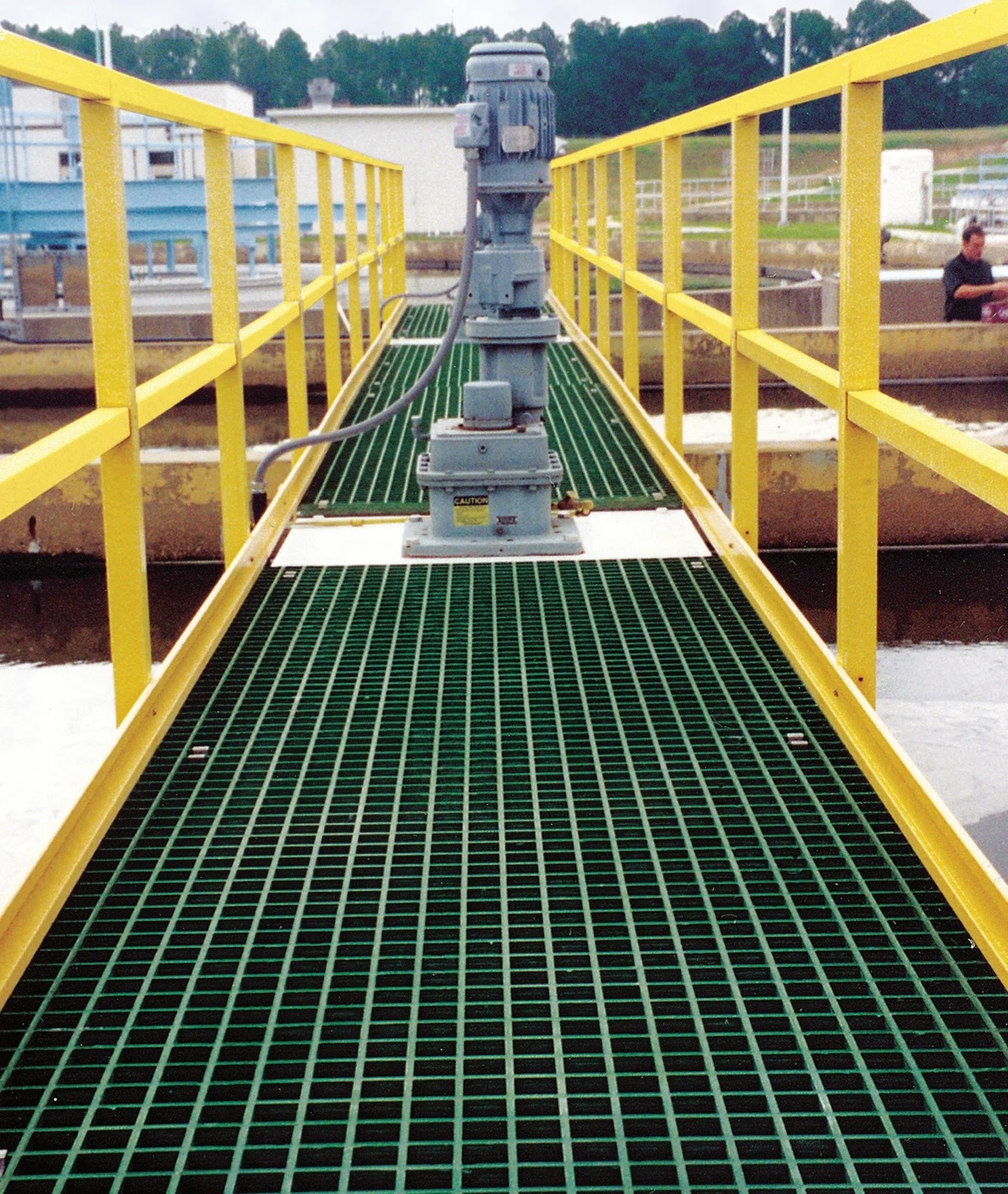 Shipbuilding White FRP Floor Grating Grp Resin Higher Strength