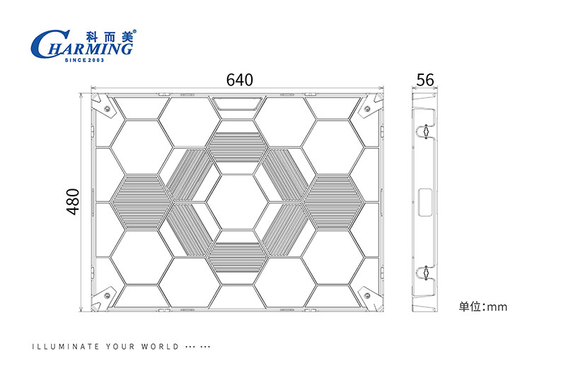 64x48CM HD LED Video Wall Display Pixel Pith 2MM 3840Hz For TV Show