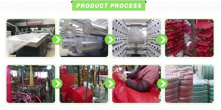 Fruit HDPE Plastic Polypropylene Onion Raschel Sacks PP Leno Mesh Bags Customized Logo