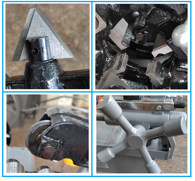 Heavy duty and big power electrical pipe threading machine cutting machine for