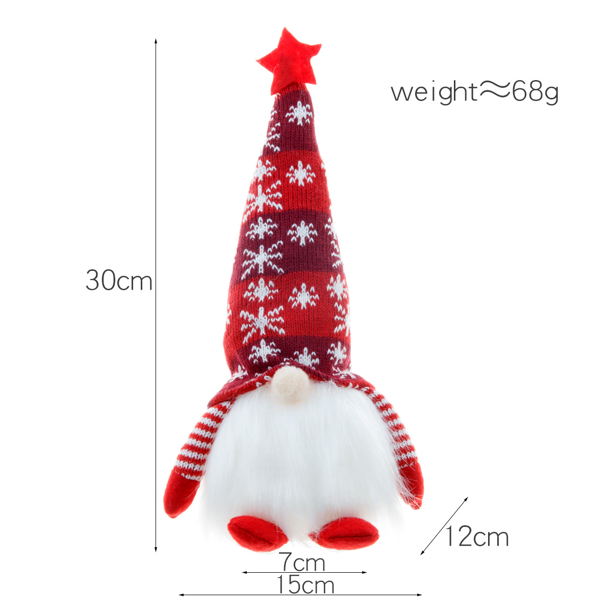 Kids Room Christmas Tree LED Night Light Plush Cuddly Santa Claus Style