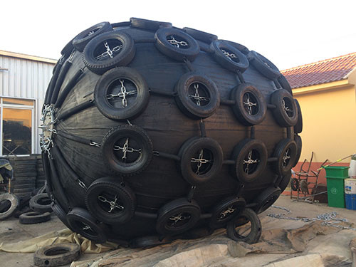 500mm*1000mm VLCC Floating Pneumatic Fender Large Oil Tankers ISO17357