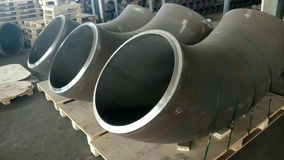 Astm A234 Wpb B16.9 Sch40 Cs Pipe Elbow Butt Welded Anti Rust Painting