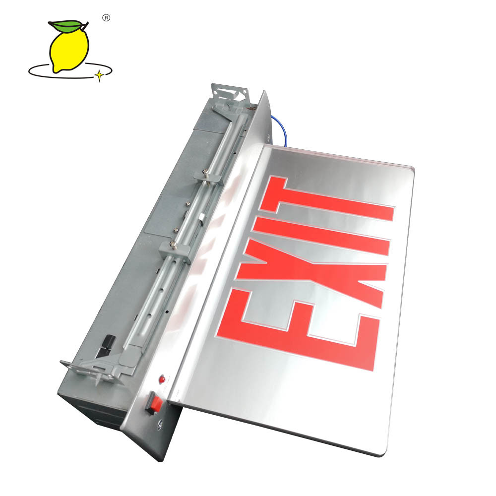 On sale Rechargeable LED Emergency Light Fire Emergency Exit sign led exit emergency sign