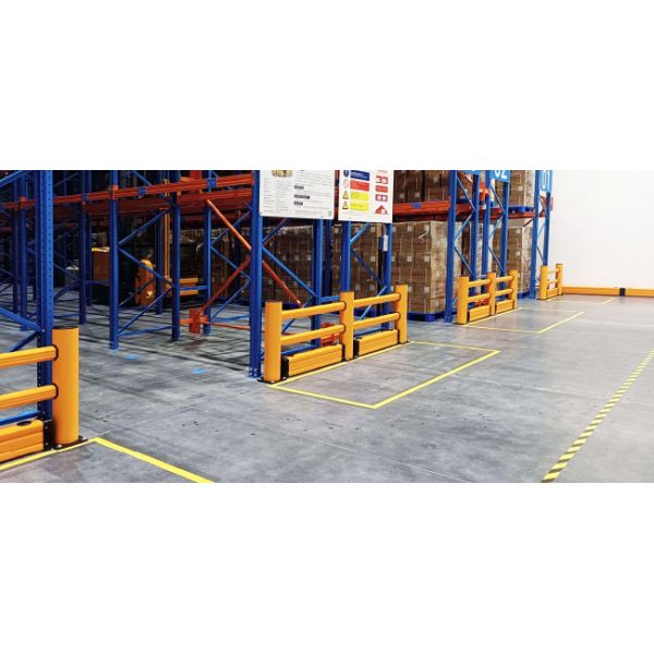 Heavy Duty Pallet Rack Protector Warehouse Pallet Rack Column Protection Flexible Plastic Guard Upright Protector