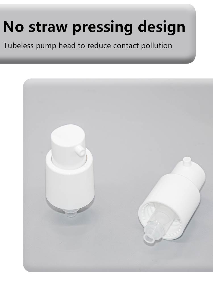 15ml / 30ml / 50ml Customized Color Woodden Cap PP Airless Bottle Skin Care Packaging UKA58