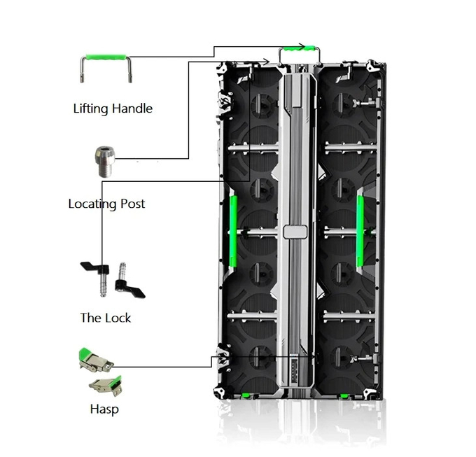Outdoor P3.91 Rental LED Screen Digital Signage In Retail Open-Air Electronic Signs IP65 Rated For Outdoor Display