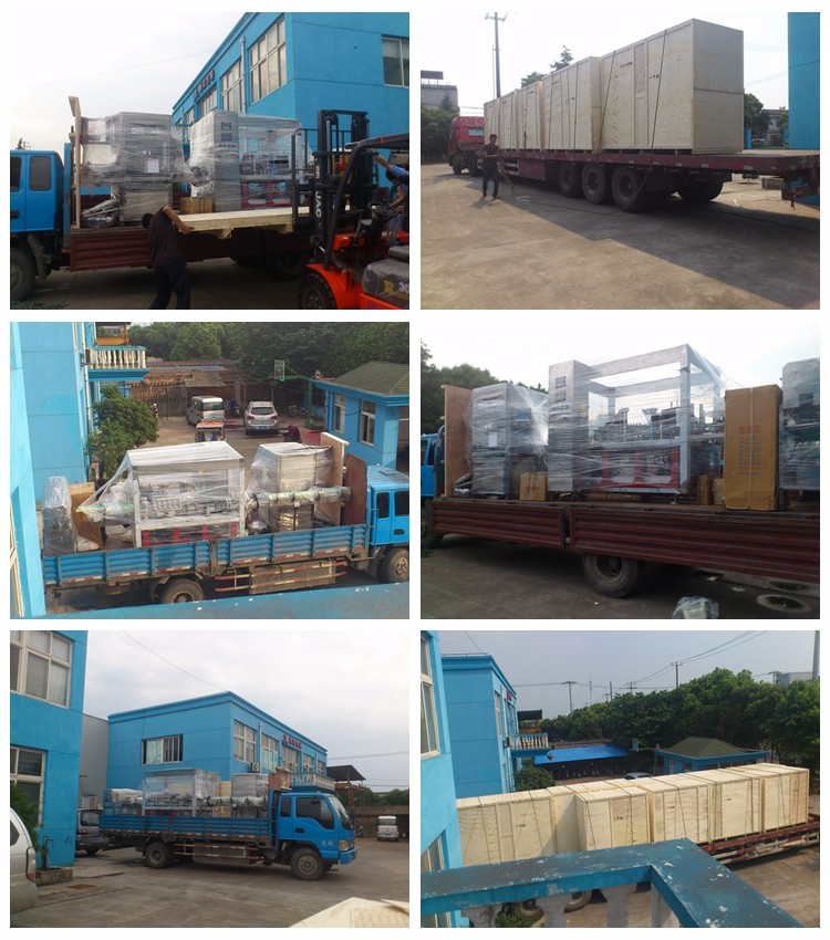 Automatic OPP BOPP hot melt glue bottle labeling packing machine available for round bottle can jar cap