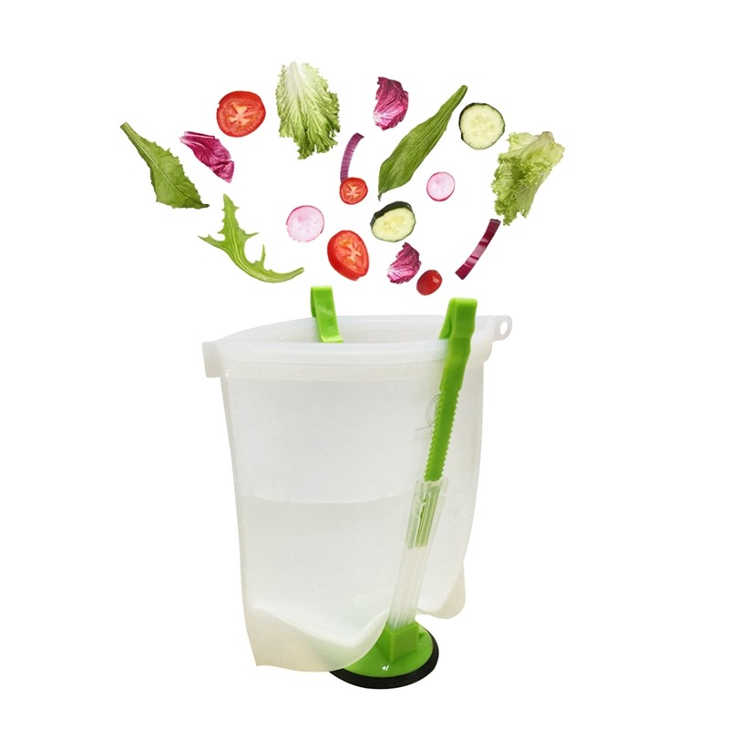Large Outdoor Standing Capacity Dual-chamber Silicone Ice Trays Molds Genie Bucket Ice Cube Maker with Ice Clip and Lid