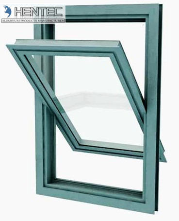 6061 , 6060 , 6005  Powder Coating aluminium sliding window profile  / sections