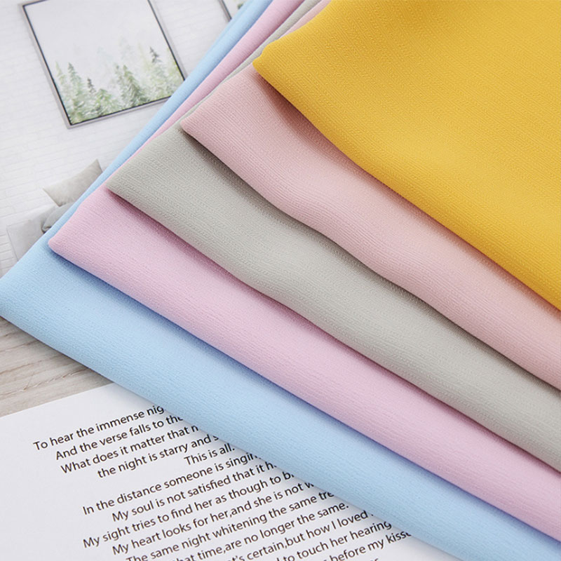 Multicolor Crepe Tie Dye Polyester Fabric 150cm 108gsm Chiffon Dress Material