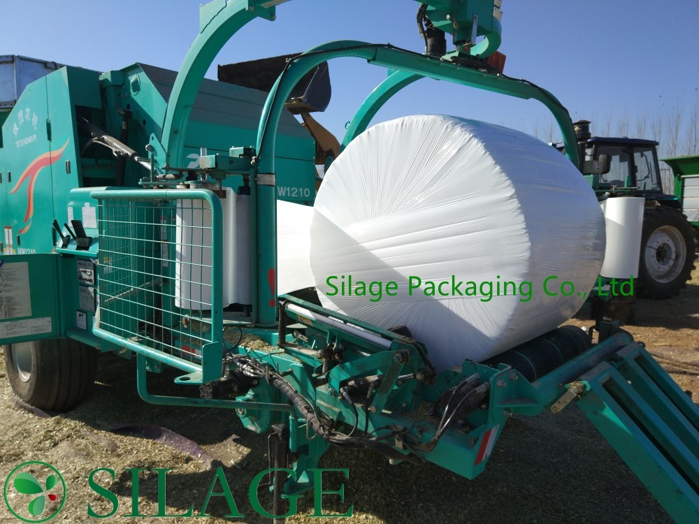 White Color Silage Film 750mm for Large Round Wrapper
