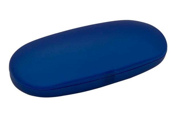 Quality Blue Glasses Packing Plastic Spectacle Case Custom Logo for sale
