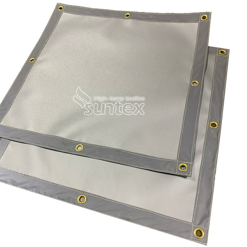 Double Coated Silicone Fiberglass 36'' Fire Pit Mats Protector