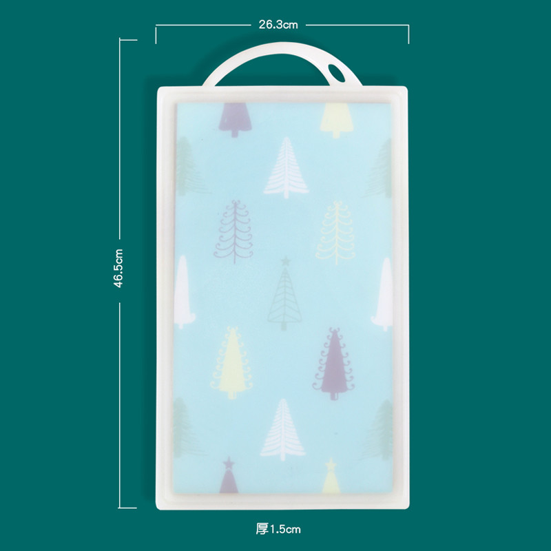 Korean Style Meat Double Sided Non Slip Plastic Chopping Board