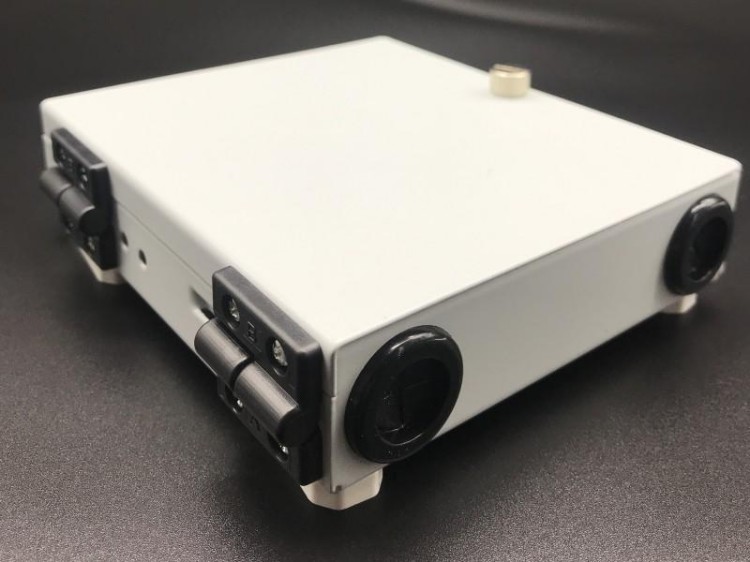 Mini Wall Mount 4 Port Fiber Termination Box SC Clamshell FTTD