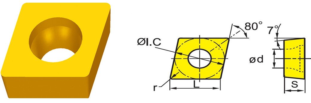 CCMW060204、CNMA120404,High quality cnc metal lathe tool blade turning Tool carbide inserts