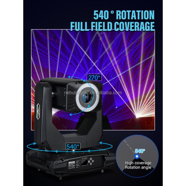 3W 6W 10W 12W RGB Light Stage Beam Disco Club Show Party Laser Moving Head