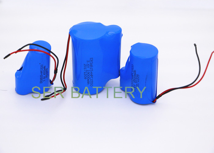 Lisocl2 High Current Battery , 3.6V ER34615 High Rate Discharge Battery HPC1550 Hybrid Pulse Capacitor