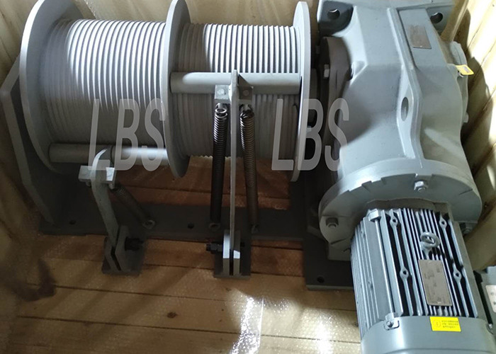 150m Rope Motorised Winch Machine With Motor Reducer Brake