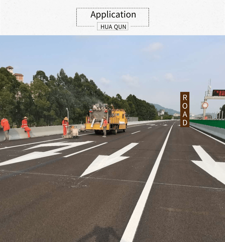 Hot Melt Thermoplastic Road Paint Powder Coating Pavement Marking Paint Free Sample
