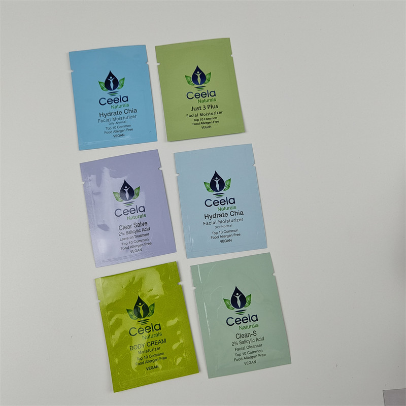 Snacks and Coffee Bean Small Foil Pouch Packaging For Samples