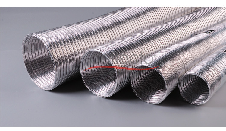 Fire Resistant Semi Rigid Aluminum Duct 60mm Small Diameter For HVAC System