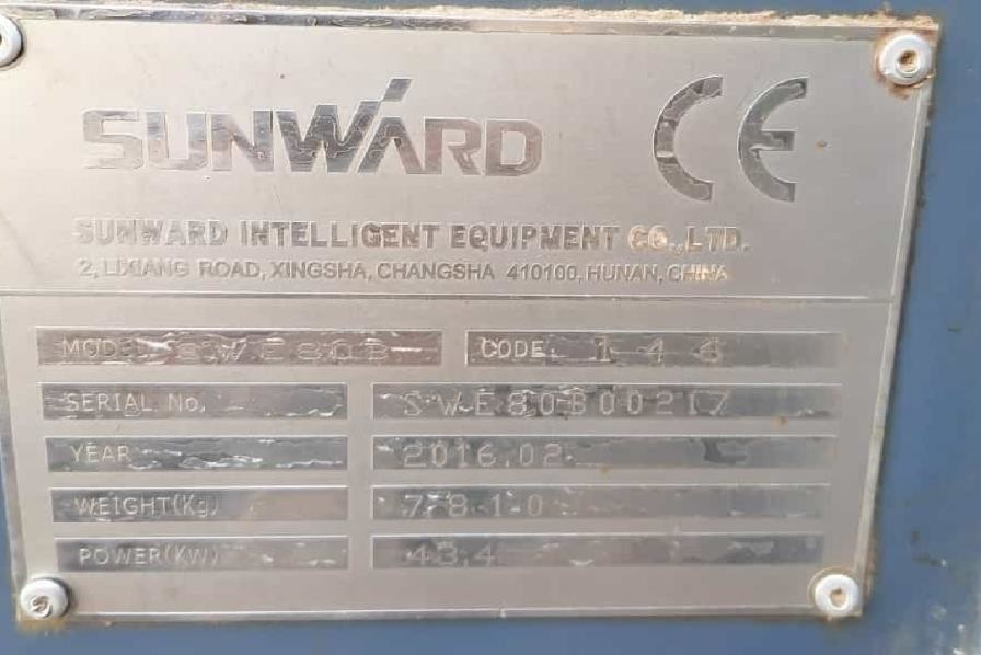 SWE80B00217 Excavator Repair Parts Hydraulic Pump
