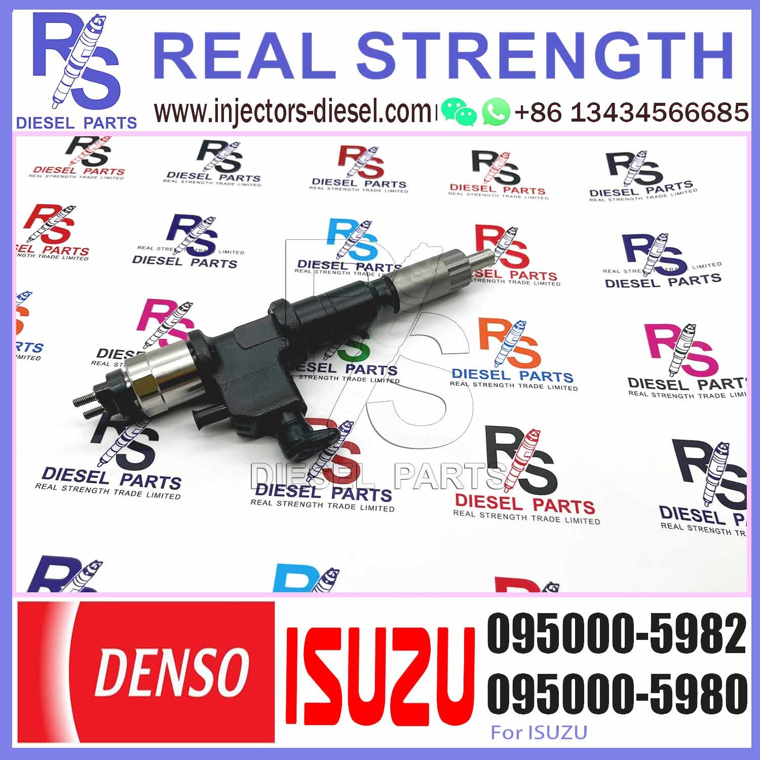 New Fuel Injector nozzle 095000-5985 8976030995 8976030990 095000-5980 095000-5982 For ISUZU 4HK1 5.2L 6HK1 7.8L diesel