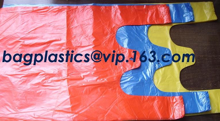 Thank You T-Shirt Bags (350 Count), Plastic - Bulk Shopping Bags, Restaurant Bag - T-Shirt Plastic Bags in Bulk - (11.5"