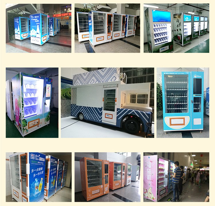 Food And Lunch Box Vending Machine With internet Monitoring System (Telemetry), Micron