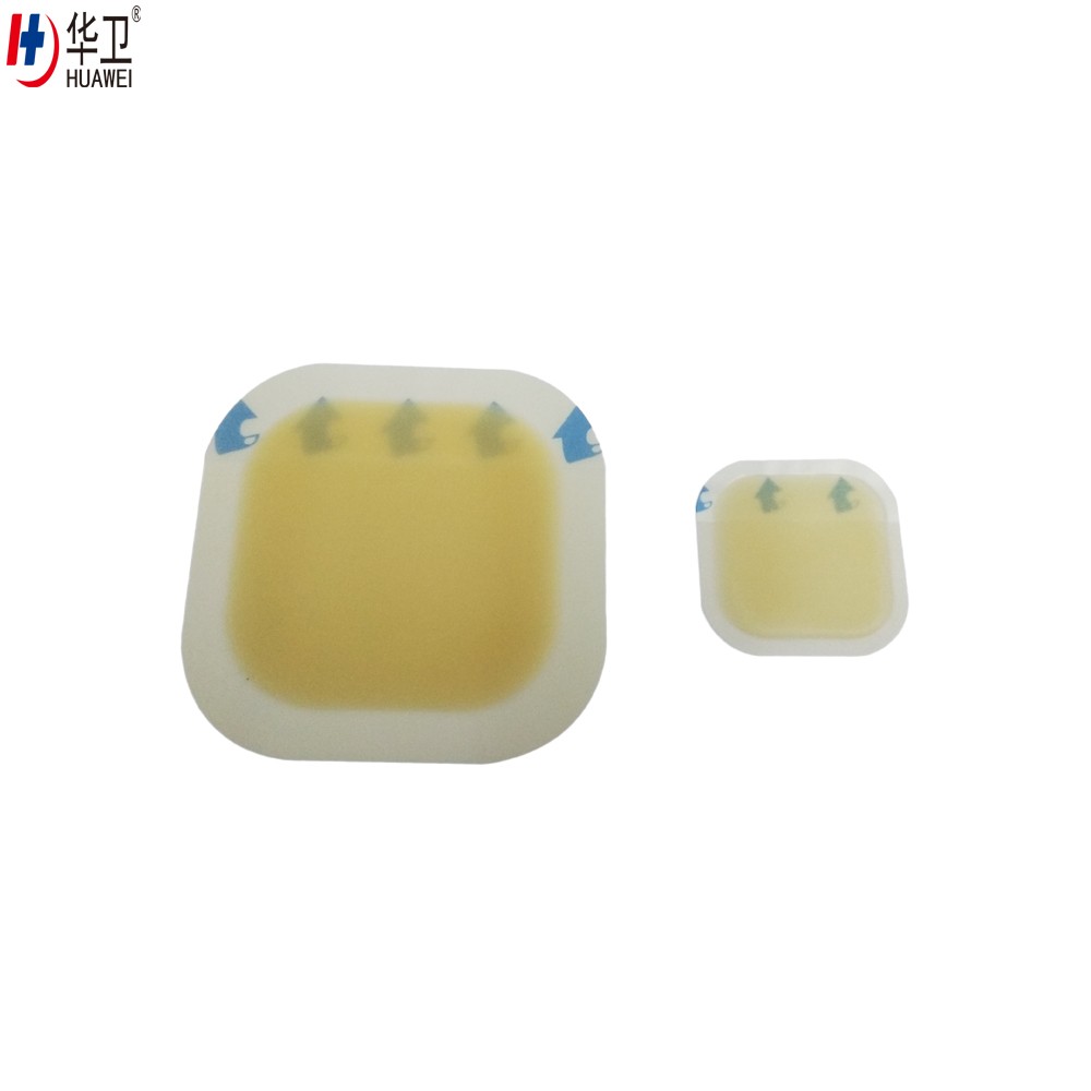 Medical consumables 5*10 cm Advanced Hydrocolloid wound patch with thin border