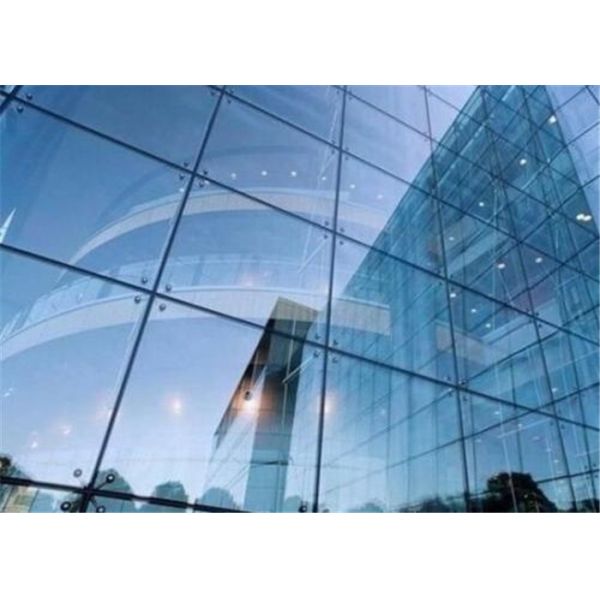Tempered Low E Glass Panels 4mm - 10mm Thickness For Hospital / School/Construction