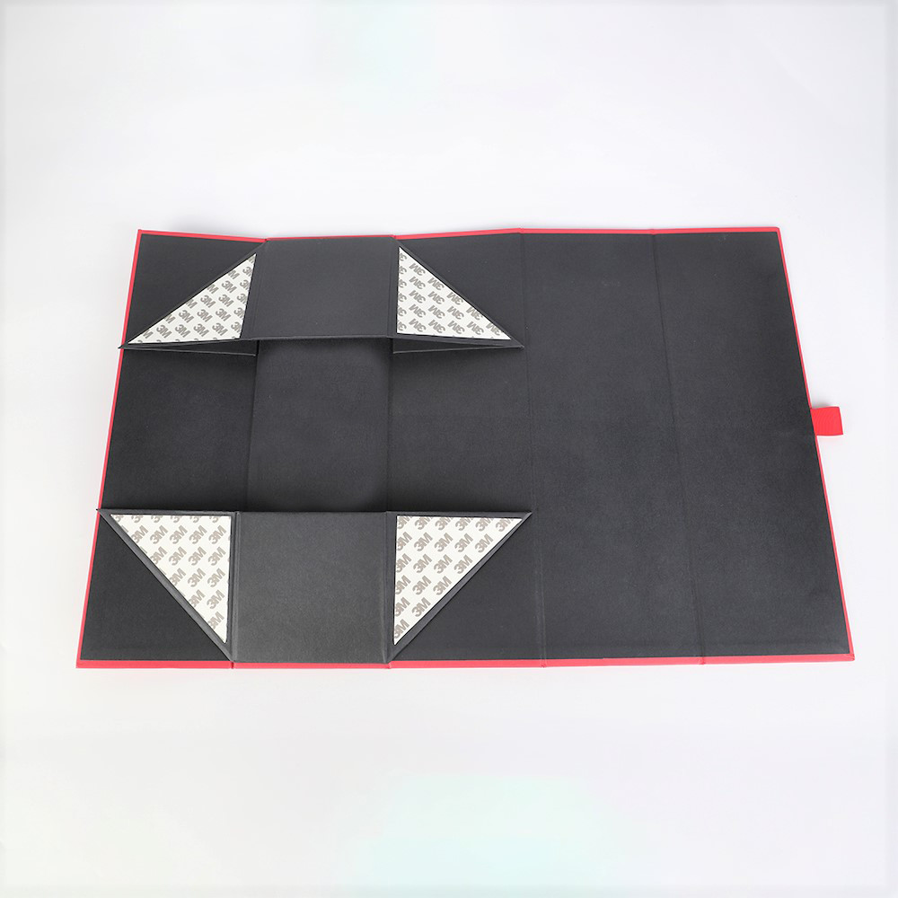 Magnets Flap Flat Pack Foldable Single Wine Box Pannel Closure ISO