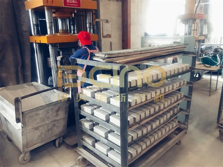 Custom Wear Resistant Ceramic Pipe Non Porous Surface Ceramic Wear Liners