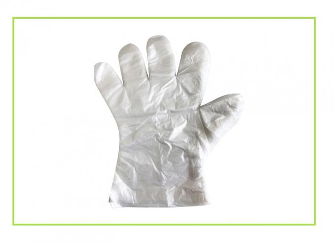 Waterproof resistant disposable polyethylene plastic gloves for food grade