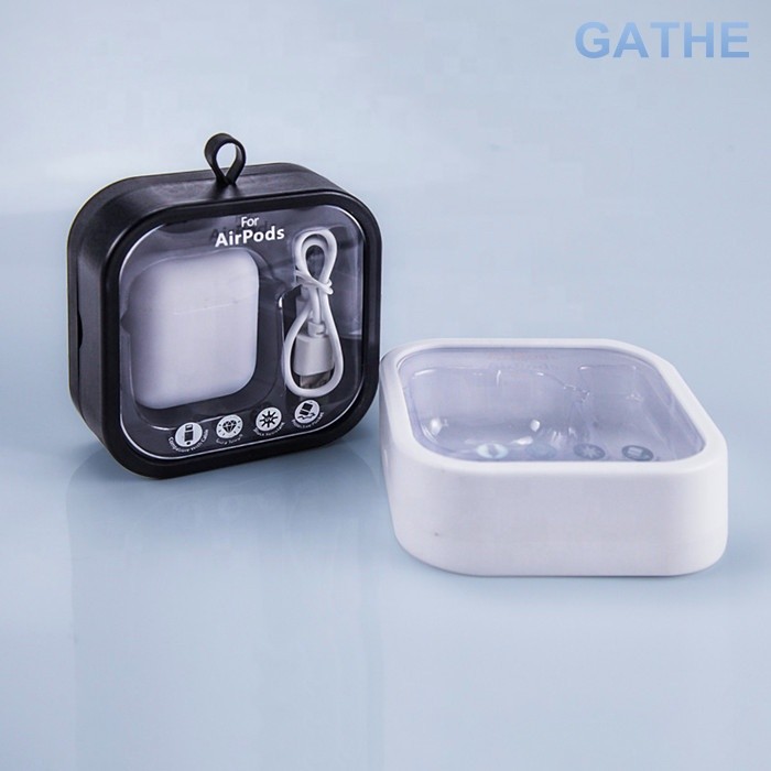 PVC Display Plastic Packaging Box For Wireless Bluetooth Earphone Case With Clear Inner Tray