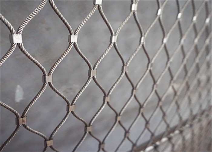 Knotted SUS304 2.0mm Stainless Steel Mesh For Bird Aviary Iner Woven Type