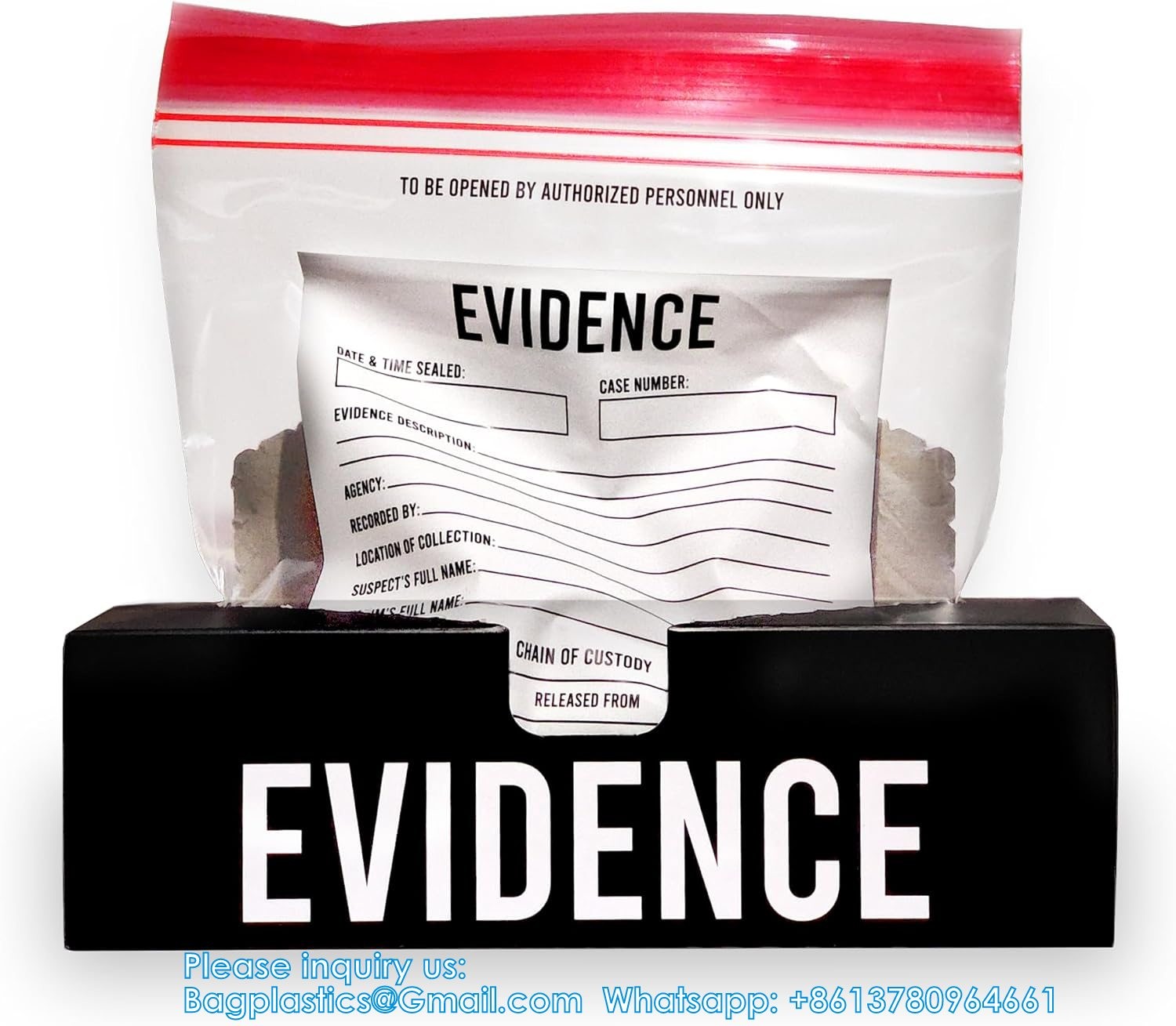 Evidence Bags, organizer, storage bag Funny Party Favor Treat Bags Great For Halloween And Police Parties.